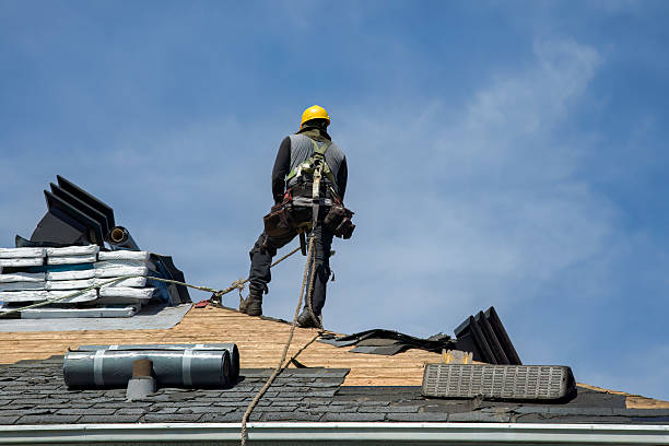 Professional Roofing technician working in Cimarron, KS